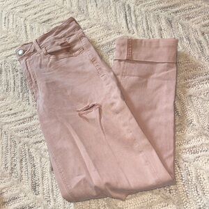 AEO Mauve Super Stretch straight jeans